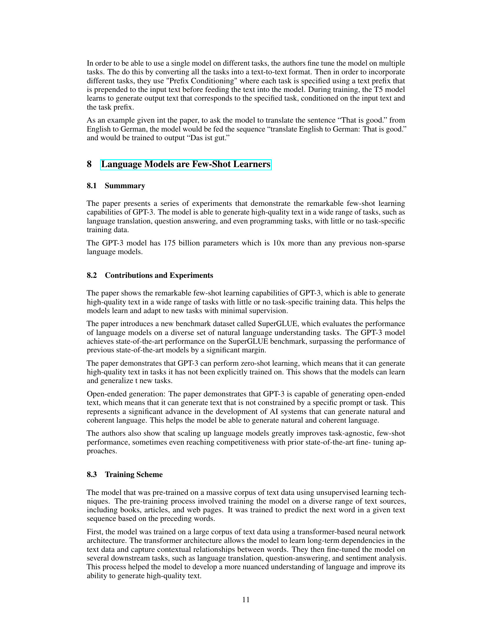 GPT-2 architecture and task-specific input formatting